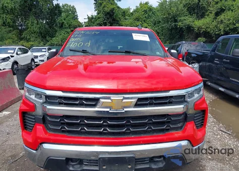 2022 Chevrolet Silverado 1500 4Wd Standard Bed Lt из США, поврежденный, VIN 2GCUDDEDXN1512000